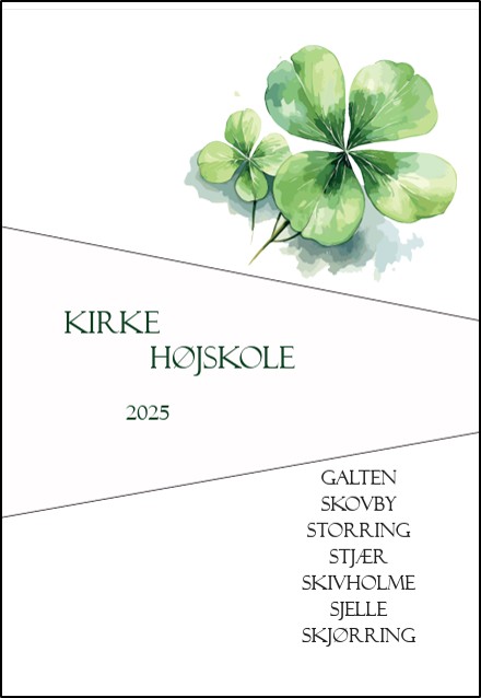 Forside kirkehøjskolefolderen